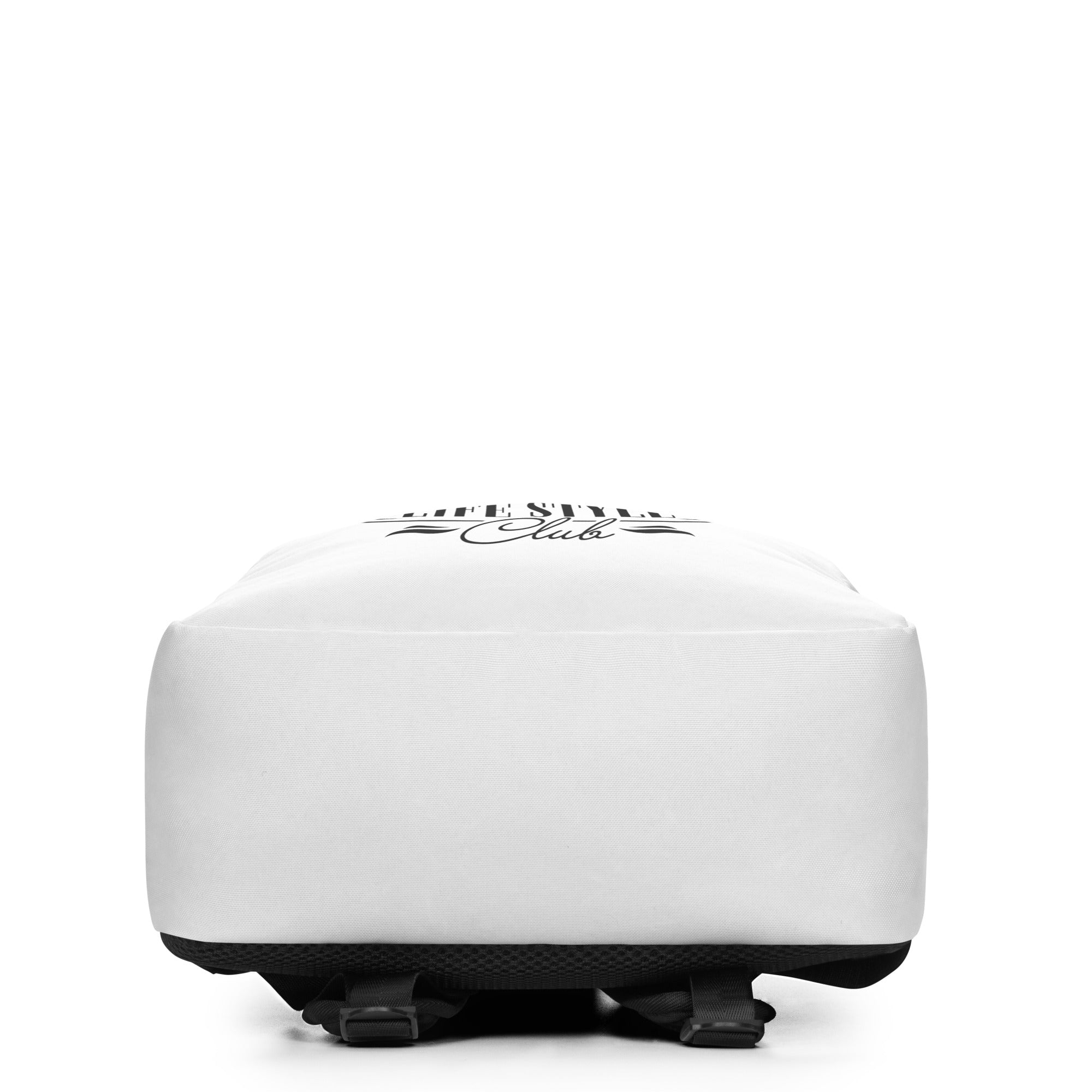 Buli reppu valkoinen pohja - Buli Lifestyle Club selkäreppu