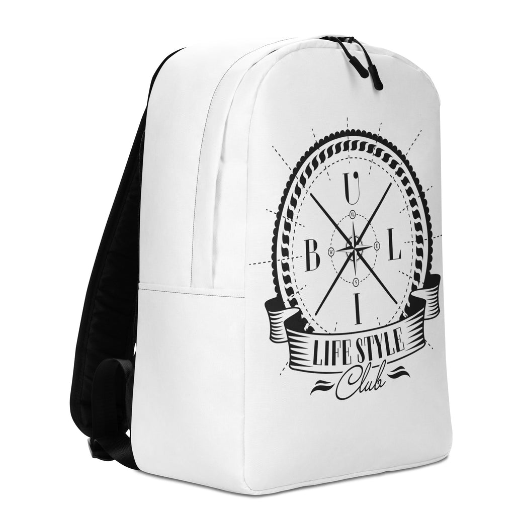 Buli reppu valkoinen oikea kylki - Buli Lifestyle Club backpack