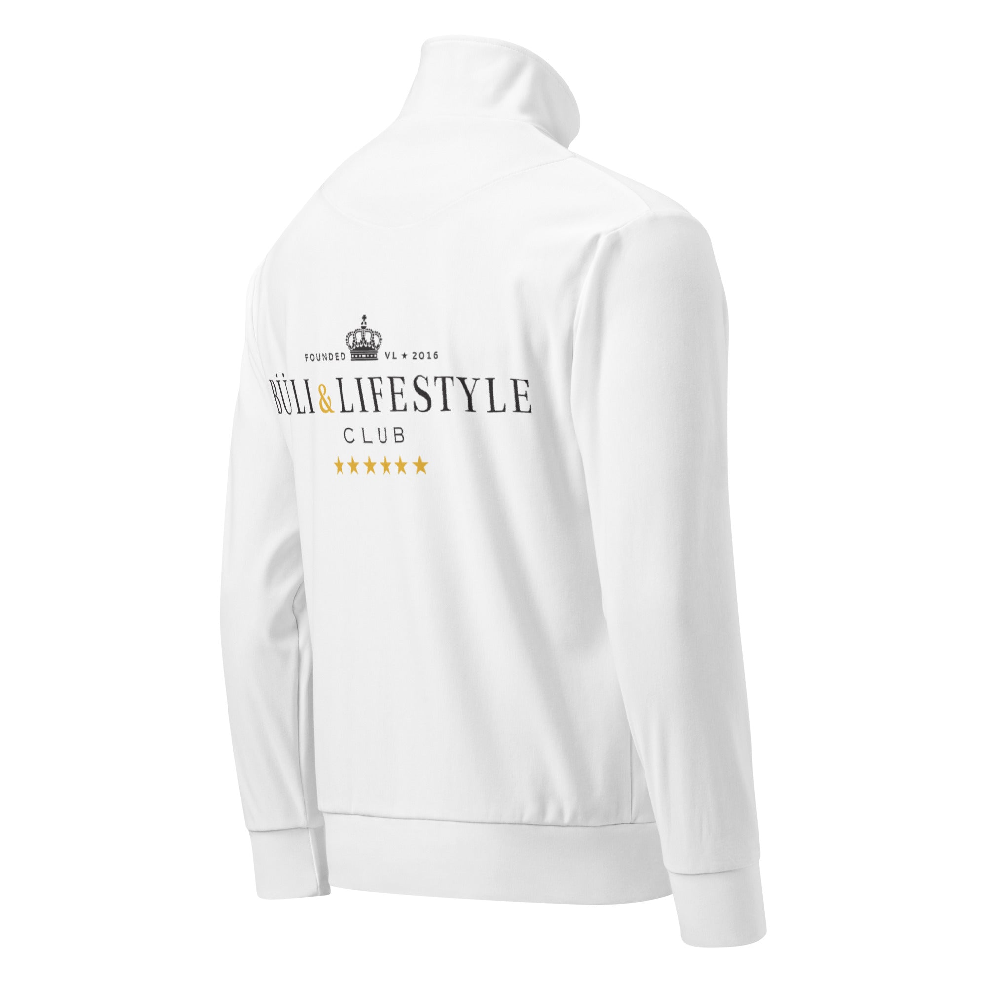 Miesten Buli verkkatakki Mötikkä valkoinen oikea takaa - Buli Lifestyle Club track jacket