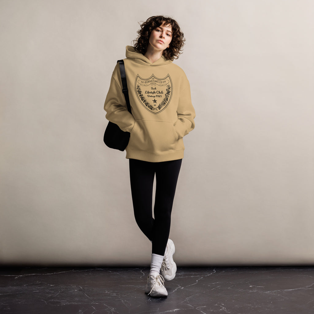 Naisten Buli oversize huppari sand - Buli oversize hoodie