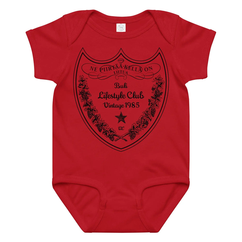 Buli Domppa potkupuku punainen - suomalainen vauvan body