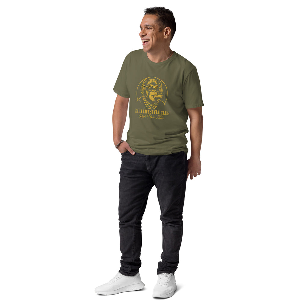 Buli Golden Ape orgaaninen t-paita khaki - ekologinen streetwear Buli