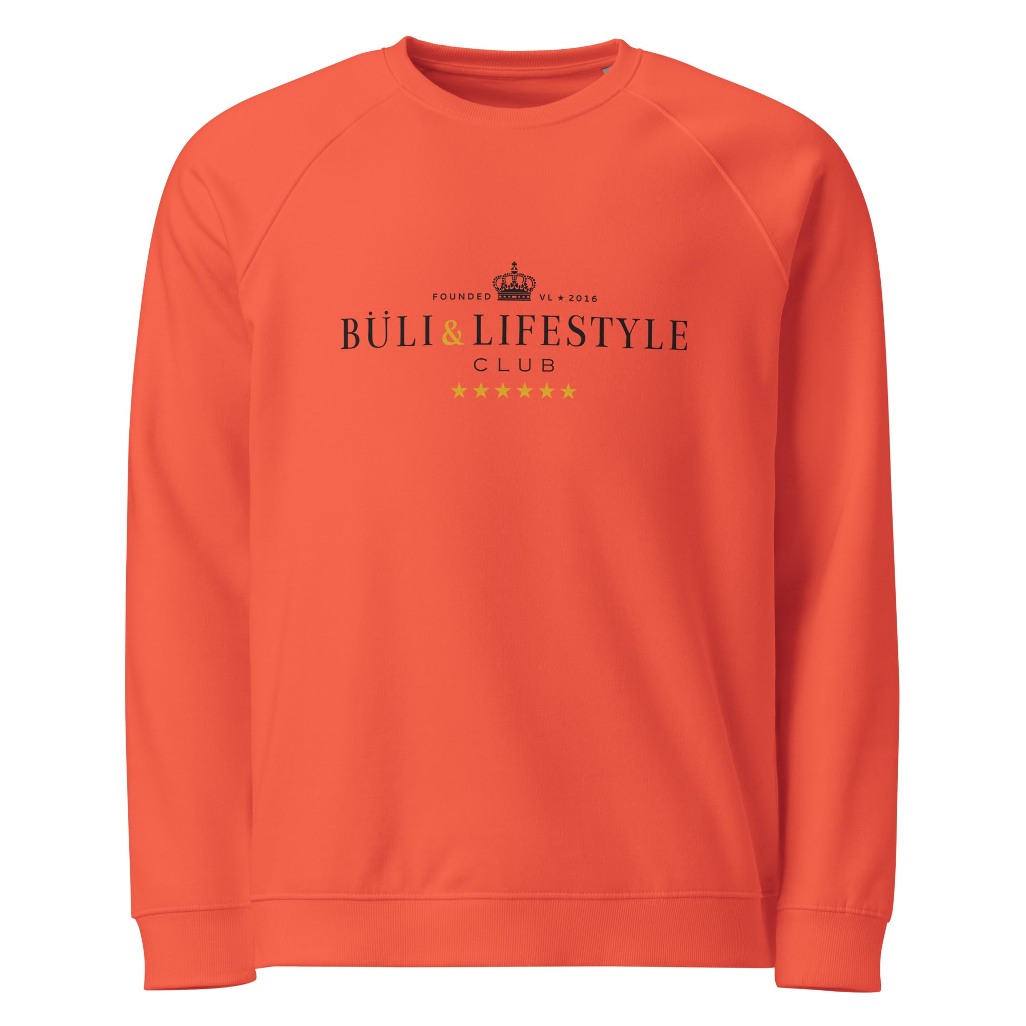 Naisten Buli raglan pitkähihainen burnt orange edestä - Buli raglan