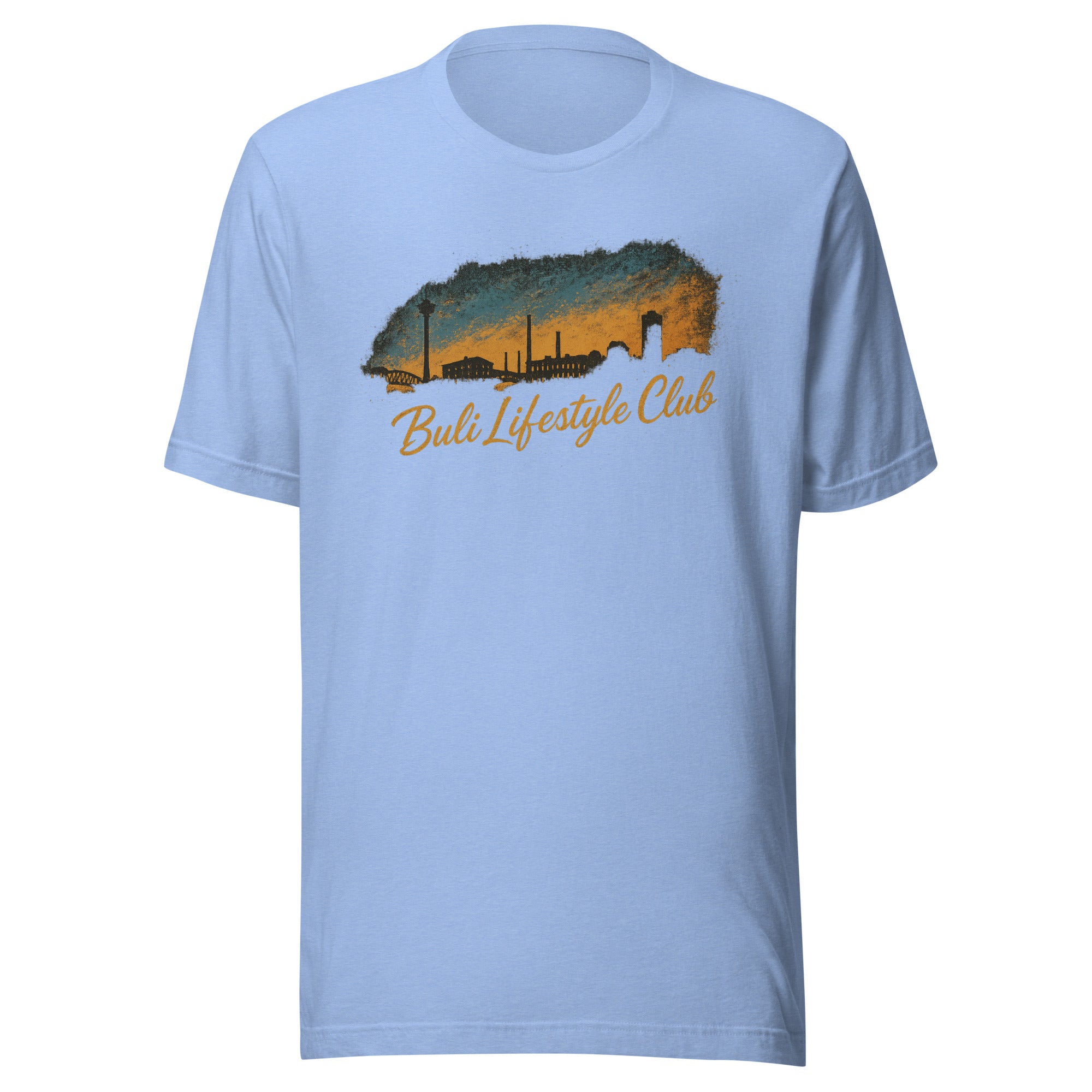 Buli Tampere t-paita heather carolina blue - Buli streetwear tee