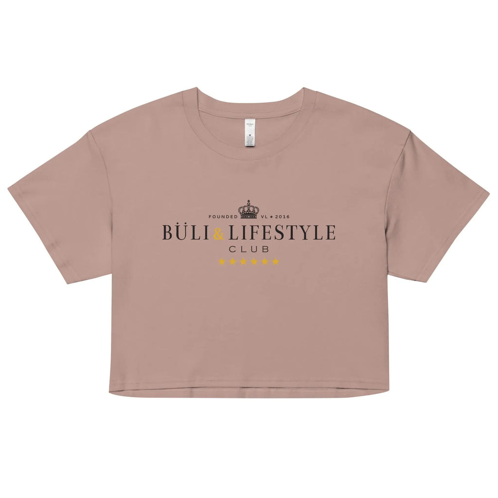 Buli Mötikkä crop top hazy pink - naisten lyhyt paita