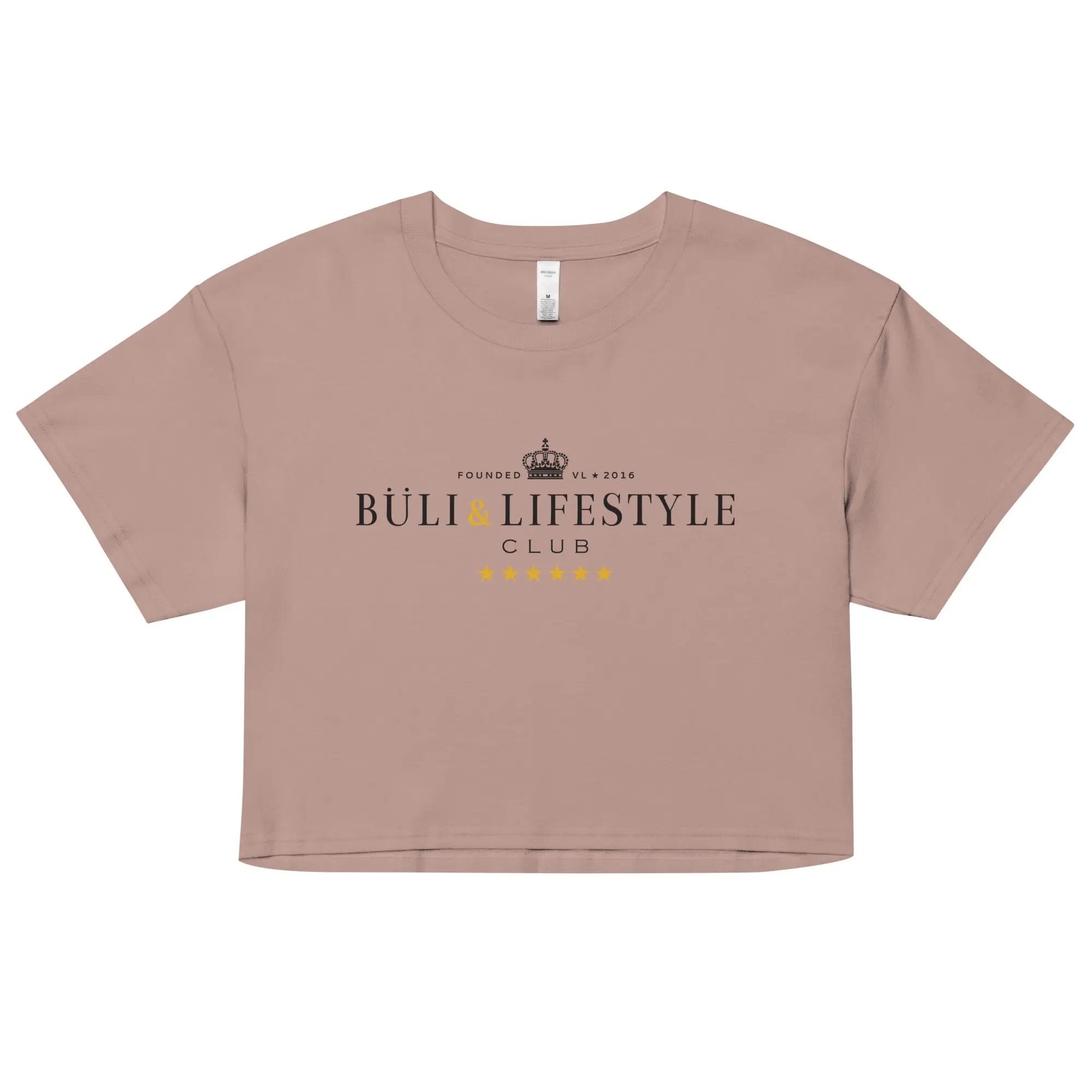 Buli Mötikkä crop top hazy pink - naisten lyhyt paita