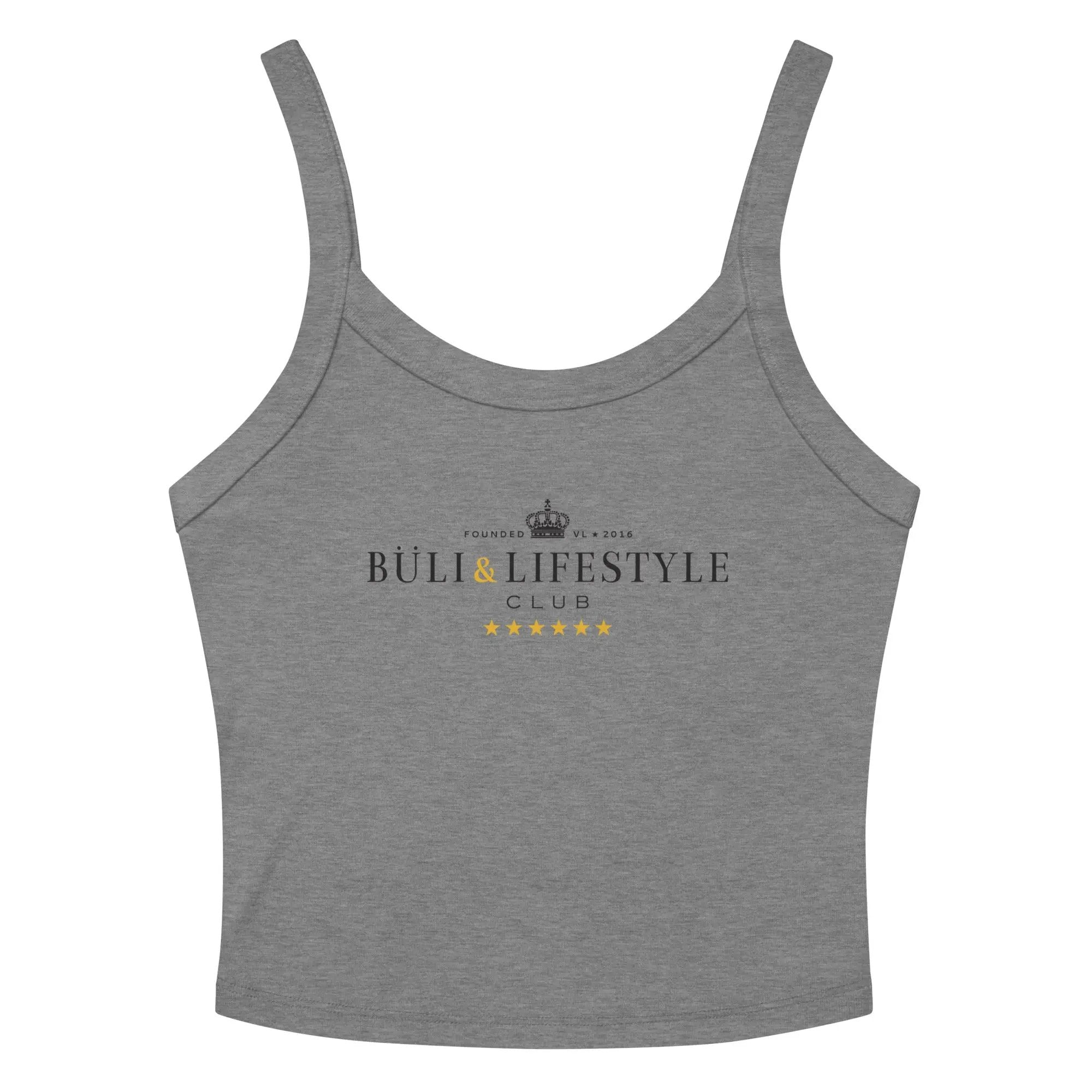 Naisten Buli micro rib tank top athletic heather - Buli Lifestyle Club