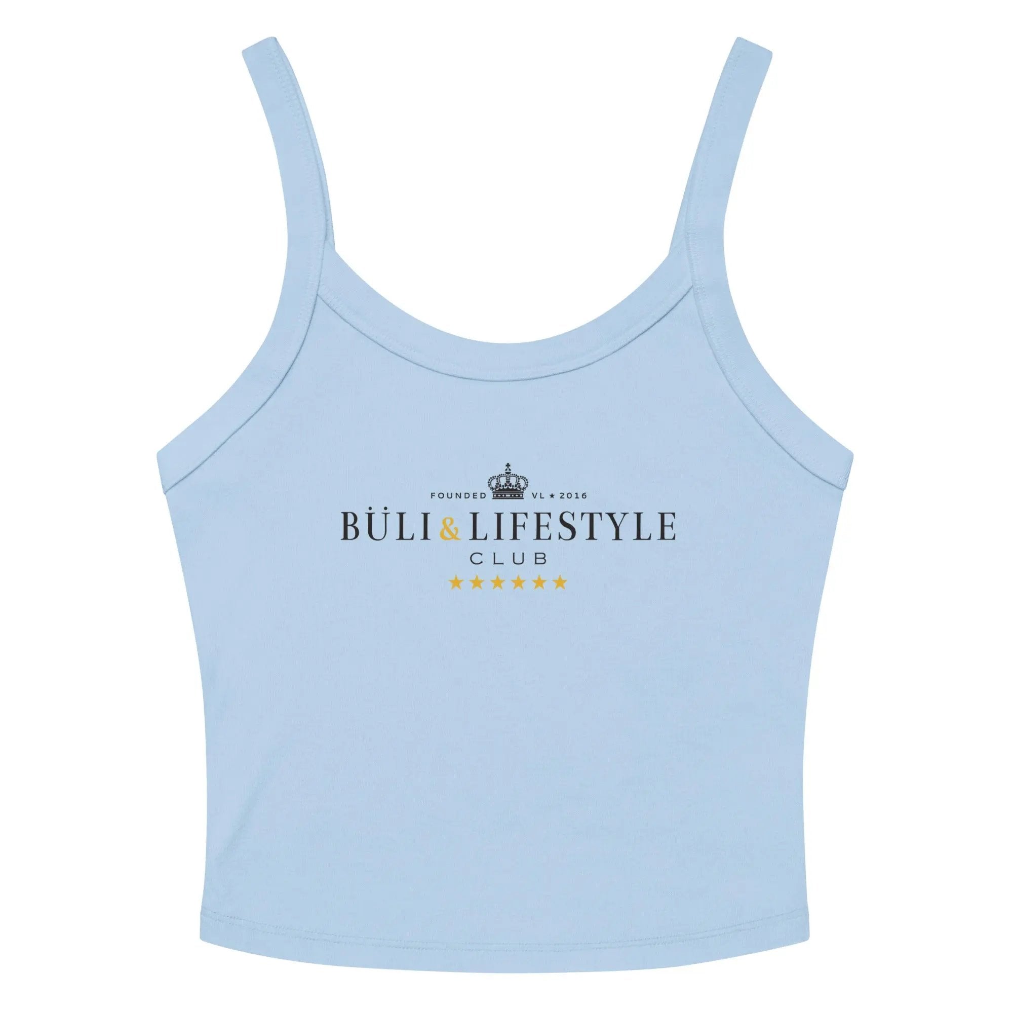 Naisten Buli micro rib tank top baby blue - naisten toppi streetwear