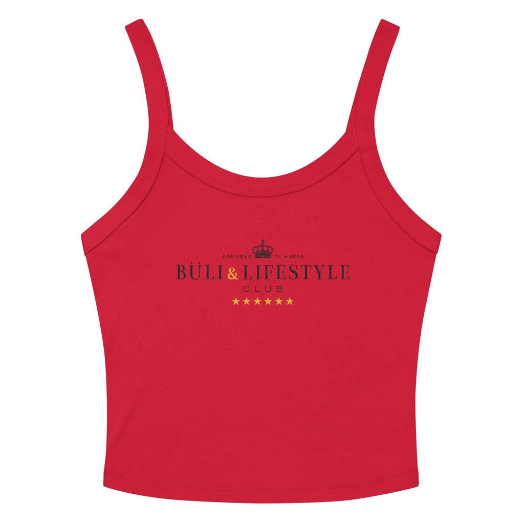 Naisten Buli micro rib tank top punainen - naisten tank top