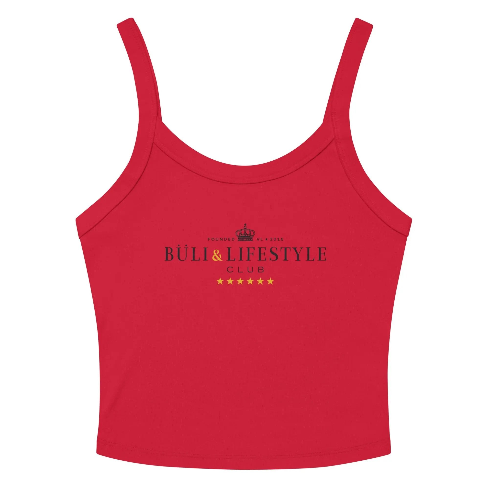 Naisten Buli micro rib tank top punainen - naisten tank top